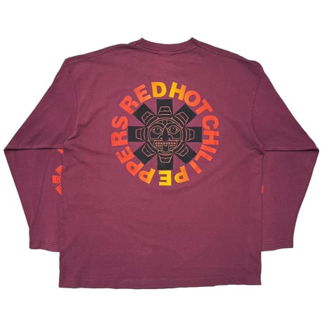 RED HOT CHILI PEPPERS AZTEK LS WINE RED  FITS XL 8665