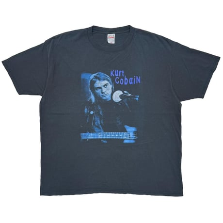NIRVANA KURT COBAIN THE END OF MUSIC NOTE BLUE PORTRAIT ANVIL XXL 4620