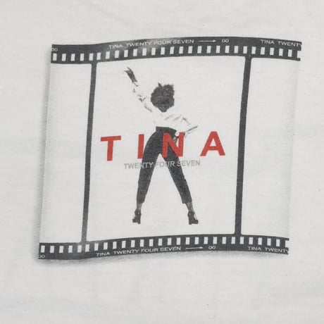 TINA TURNER TWENTY FOUR SEVEN WHITE GIANT XL 9633