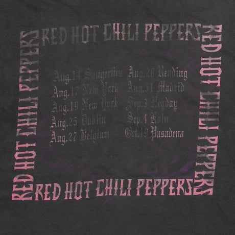 RED HOT CHILI PEPPERS BIG SMILE 1994 TOUR HANES XL 0084
