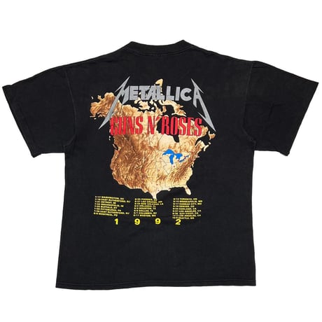METALLICA x GUNS N' ROSES 1992 TOUR BROCKUM LARGE 7713