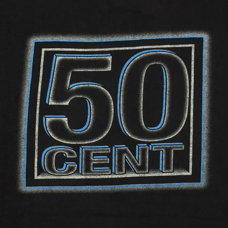 50 CENT BOOTLEG DOUBLE SIDE EURO FITS XL 7467