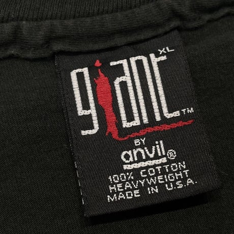 RED HOT CHILI PEPPERS 	1992 HANKY PANKY OVP TEE BLACK GIANT BY ANVIL XL 6887