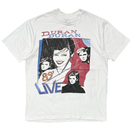 DURAN DURAN BIG THING 1989 WHITE HANES FITS LARGE 3224