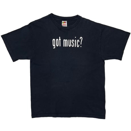 OLD&VINTAGE got music ? FRUIT OF THE LOOM LARGE 6650