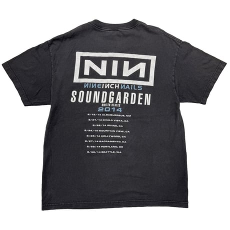NINE INCH NAILS x SOUNDGARDEN TOUR 2014 ALSTLE LARGE 9156