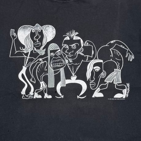RED HOT CHILI PEPPERS 1990 PICASSO GINAT BY TEEJAYS XL 9346