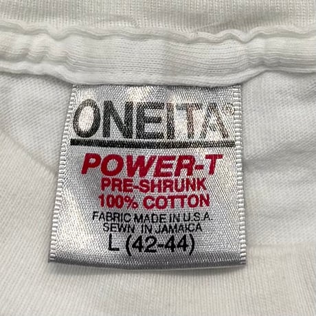 DISNEY VINTAGE CLASSIC MICKEY WHITE ONEITA LARGE 4308