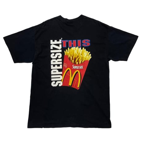 McDonald's SUPERSIZE ADVERTISE Q-TEES XL 9111