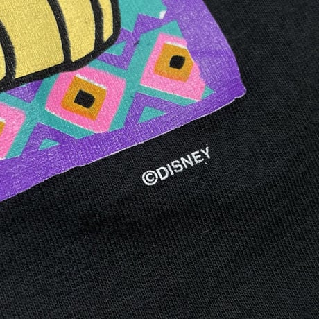 DISNEY VINTAGE LION KING REMEMBER WHO YOU ARE TEE BLACK LARGE 9067