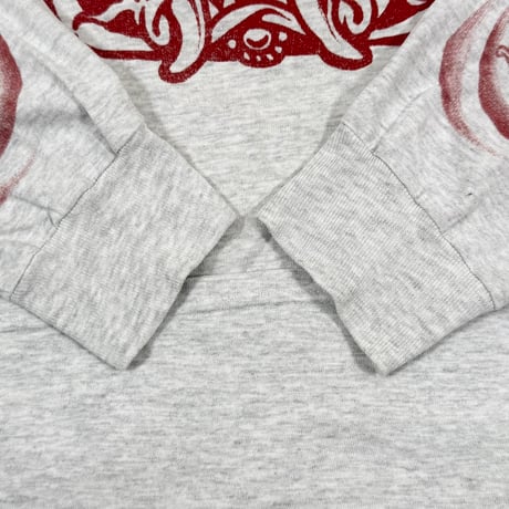 sublime OLD ENGLISH TATTOO LS ASH GREY FRUIT OF THE LOOM LARGE 9741