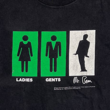 Mr. BEAN LADIES GENTS Mr. Bean SILHOUETTE SIGN Hanes XL 6047