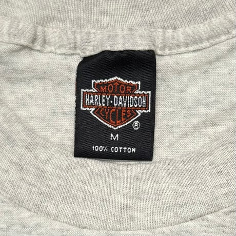 HARLEY DAVIDSON 1990 ORANGE EMBLEM OATMEAL MEDIUM 5503
