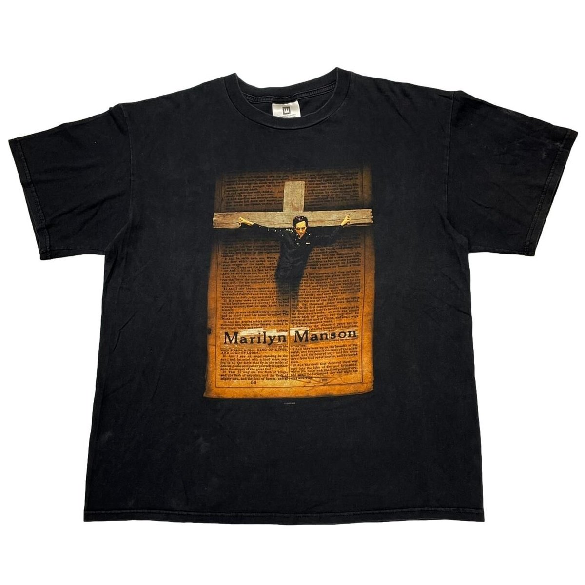 ミュージシャン MARILYN MANSON ROCK IS DEAD TOUR '99 XL Original vintage 1999 Marilyn Manson Rock Is Dead Tour Shirt