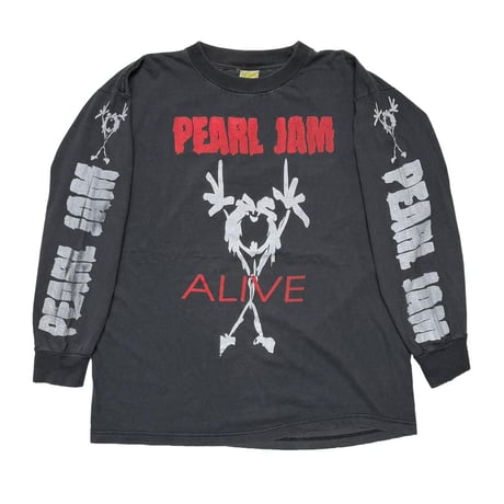 PEARL JAM ALIVE BOOTLEG LS BLACK XL 4960