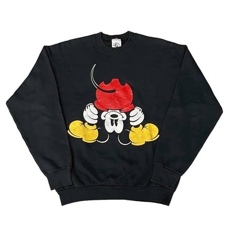 DISNEY VINTAGE  LOOK INTO CLASSIC MICKEY CREWNECK SWEAT SHIRT FITS XL 3199