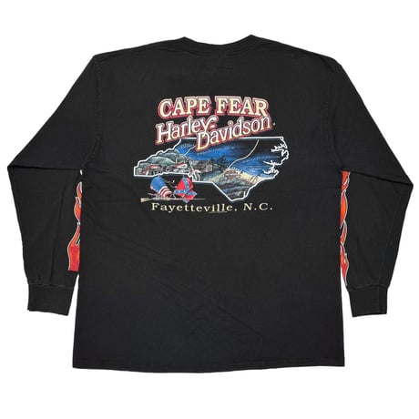 HARLEY DAVIDSON TIGER UNTAMED FLAME CAPE FEAR LS XL 8178