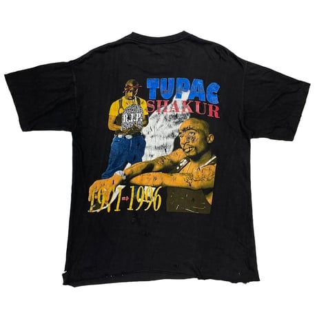 2PAC RAP DESIGN IN MEMORY OF TU PAC RIP 71 to 96 SHORT HILLS TEE XL 9092