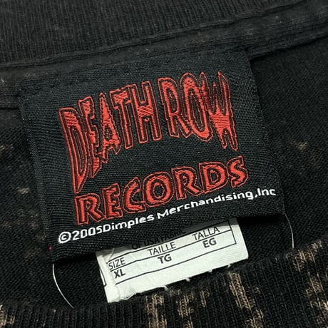 SNOOP DOGG 2005 DEATH ROW RECORDS TE BLACK PURPLE XL 4343
