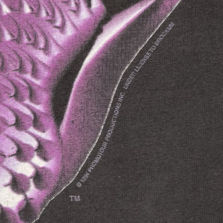ROLLING SRTONES 1994 VOODOO LOUNGE PURPLE SPIKE TONGUE FITS L-XL 0347