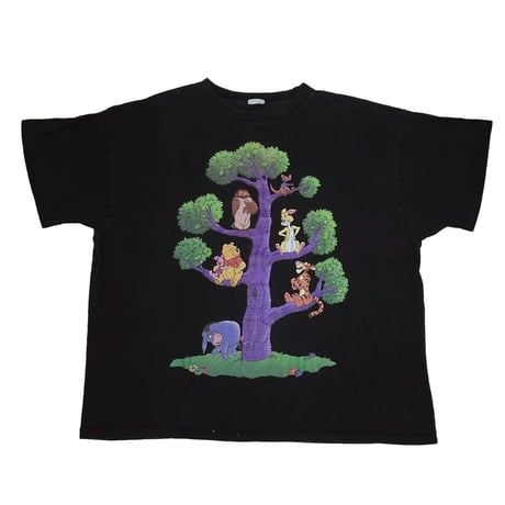 DISNEY VINTAGE WINNIE THE POOH & FRIENDS ON THE TREE FITS XL 0470