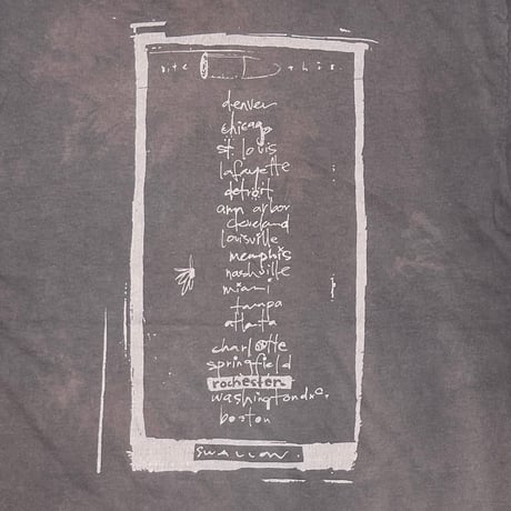 PEARL JAM 1993 FREAK CARCOAL FITS XL 7239