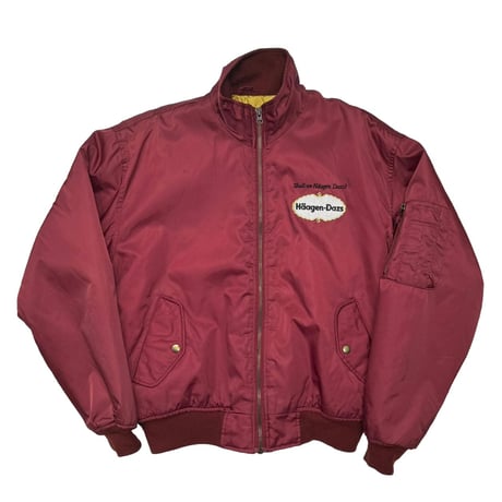 HAAGEN-DAZS STAFF JACKET WINE RED FITS L-XL 6349