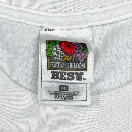 The Wizard of Oz Dear Dorothy Toto message WHITE FRUIT OF THE LOOM XL 8332