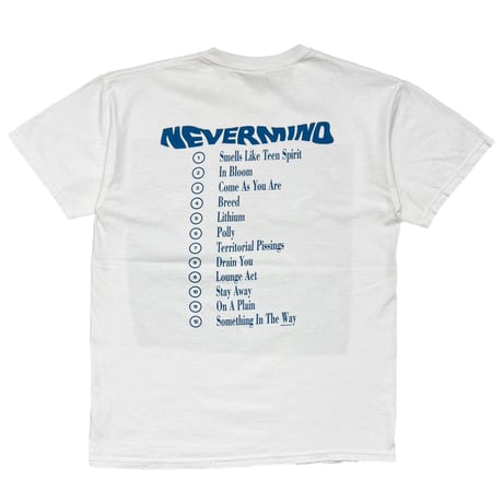 NIRVANA Y2K NEVERMIND 2002 WHITE GILDAN LARGE 8658