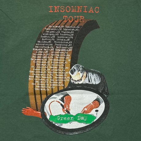 GREEN DAY IMSONIAC TOUR GREEN WILD OATS LARGE 1695