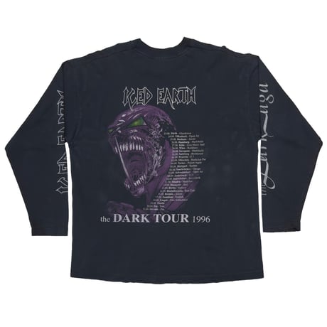 ICED EARTH 1996 THE DARK SAGA TOUR LS SCREEN STARS XL 5715