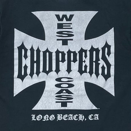 WEST COAST CHOPPERS IRON CROSS LONG BEACH CA SS MEDIUM 5962