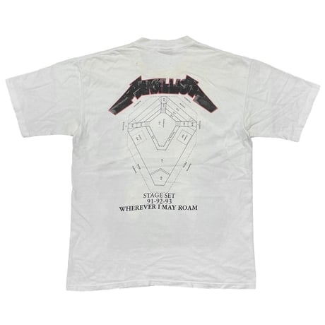 METALLICA 1991 WHEREVER I MAY ROAM STAGE SET 91-92-93 XL 4326