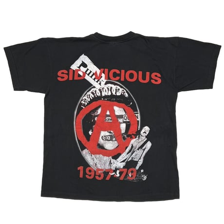 SID VICIOUS PUNK BOOTLEG BACK GOD SAVE THE QUEEN 1957-79 RED TEXT XL 5395