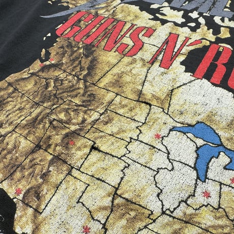 GUNS N' ROSES x METALLICA x FAITH NO MORE 1992 TOUR FRUIT OF THE LOOM XL 8229