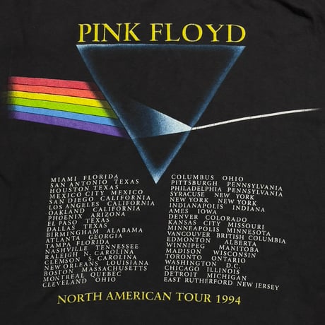 PINK FLOYD DARK SIDE OF THE MOON NORTH AMERICAN TOUR 1994 BROCKUM LARGE 3357