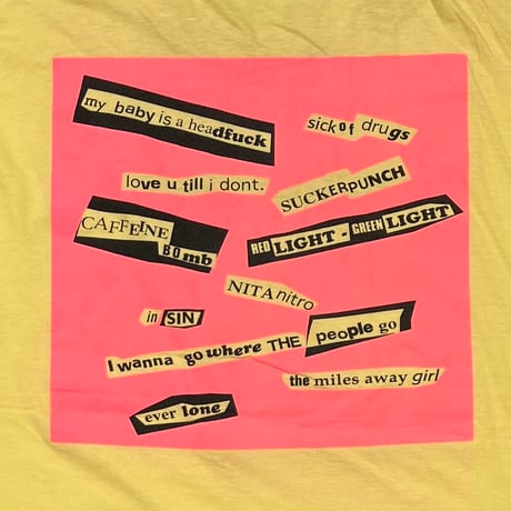 WILD HEARTS NEVER MIND THE HEADLINERS YELLOW HANES XL 5902