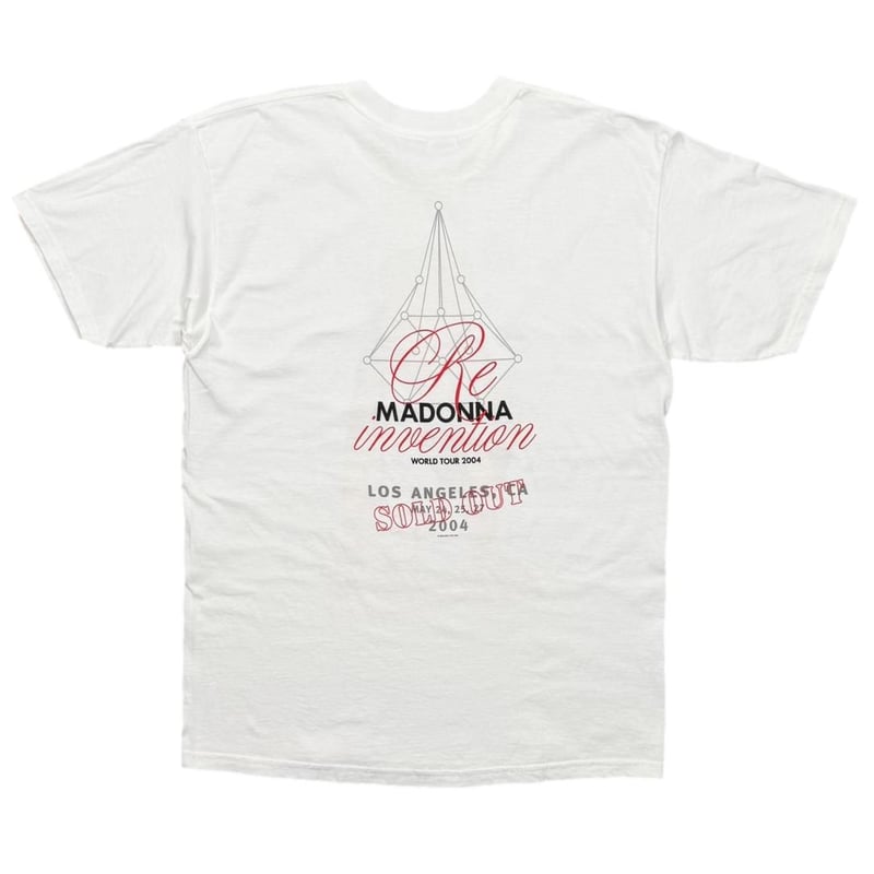 MADONNA RE INVENTION WORLD TOUR 2004 WHITE GILD
