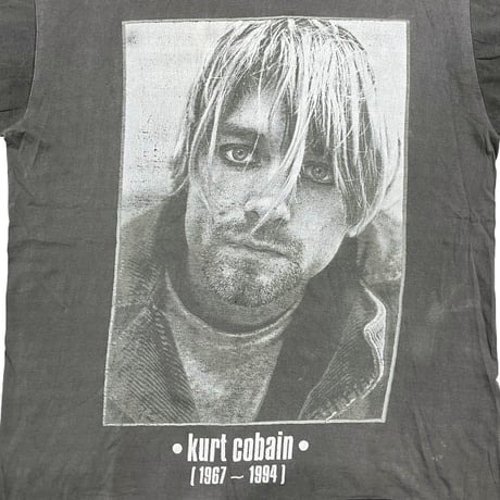 NIRVANA KURT COBAIN MEMORIAL BLACK EURO XL 3596