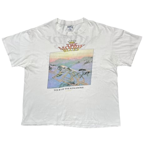 THE MOODY BLUES 	1991 TOUR OF THE KINGDOMS WHITE BROCKUM XL 9805