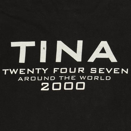 TINA TURNER TWENTY FOUR SEVEN BLACK GIANT XL 9645