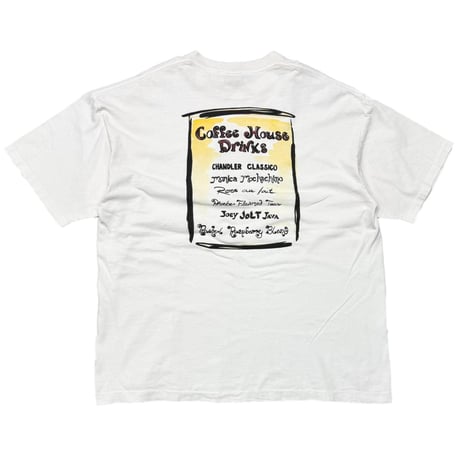 FRIENDS COFFEE HOUSE DRINKS WHITE WARNER BROS XXL FITS XL 1479