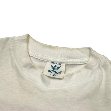 VINTAGE adidas RUN DMC TEE WHITE MEDIUM 2430