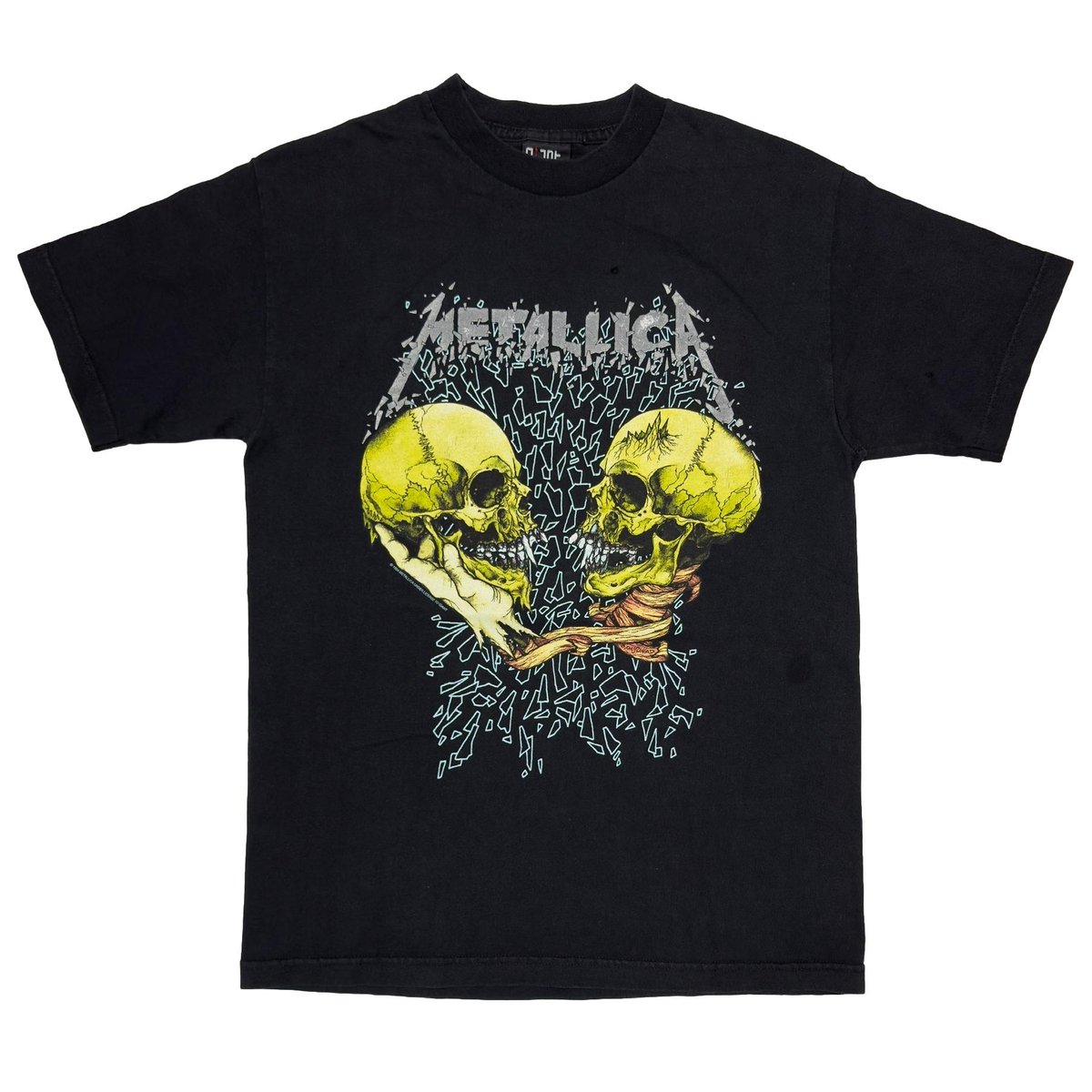 限定479 llica Pushead グラス メタリカMetclub1 00s giant METALLICA “No leaf clover” pushead t-shirt | A46