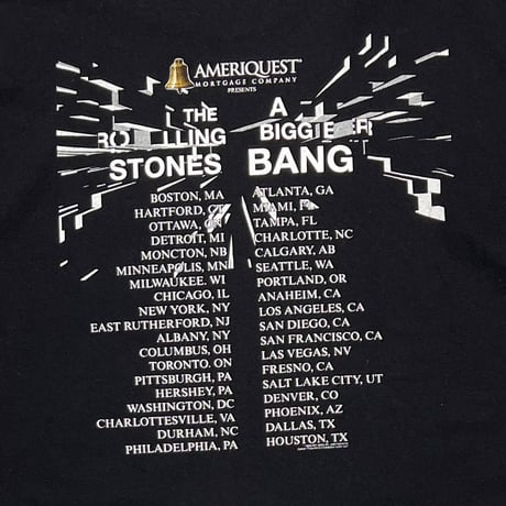 THE ROLLING STONES LIP & TONGUE A BIGGER BANG 2005 ANVIL XL 5492