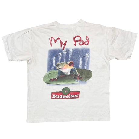 Budweiser 1995 JUMPING FROG COME OVER TO... WHITE CHAMP XL 2730