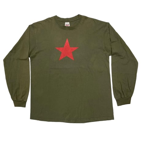 RAGE AGAINST THE MACHINE THE BATTLE OF GUERRILLA TOUR 99 LS TEE KHAKI ANVIL XL 9936