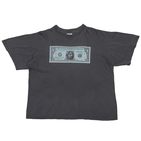 NIRVANA KURT COBAIN MEMORIAL DOLLAR BACK RED TEXT EURO XL 4278