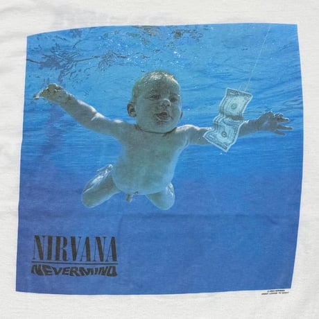 NIRVANA NEVERMIND WHITE FITS XL 8869
