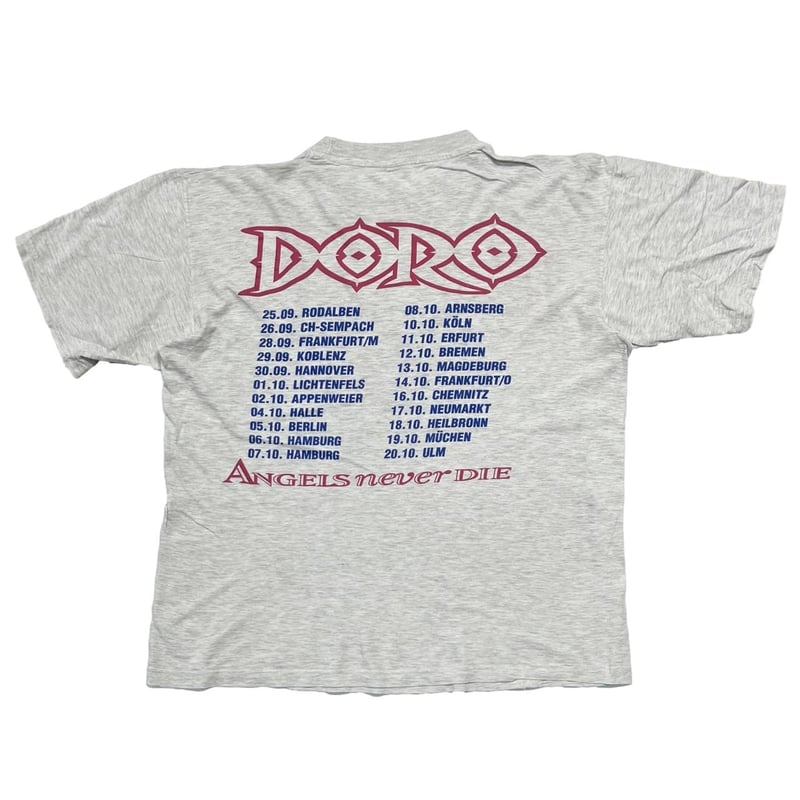 DORO PESCH ANGELS NEVER DIE ASH GREY EURO FITS 